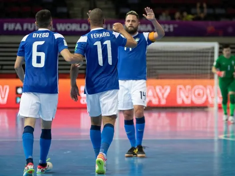 Brasil estreia na Copa do Mundo de Futsal com sonora goleada