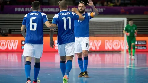 Brasil estreia na Copa do Mundo de Futsal goleando o Vietnã por 9 a 1 (Foto: Thaís Magalhães / CBF)