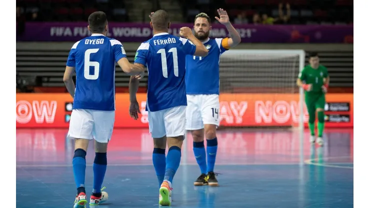 Brasil estreia na Copa do Mundo de Futsal goleando o Vietnã por 9 a 1 (Foto: Thaís Magalhães / CBF)