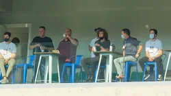 David Luiz acompanhou a partida entre Flamengo e Palmeiras | Crédito: Marcello Zambrana/AGIF