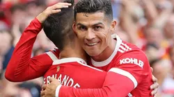 Cristiano Ronaldo voltou ao gramado de Old Trafford depois de mais de 10 anos longe (Getty Images)