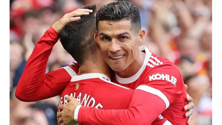 Cristiano Ronaldo voltou ao gramado de Old Trafford depois de mais de 10 anos longe (Getty Images)
