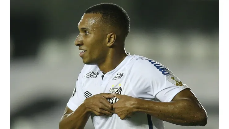 Lucas Braga, atacante do Santos (Foto: Getty Images)