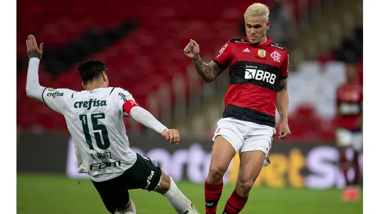 Palmeiras e Flamengo farão mais um duelo neste domingo (12) pelo Campeonato Brasileiro (Foto: Jorge Rodrigues/AGIF)