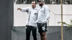 Fábio Carille fez sua estreia sob o comando do Santos no último sábado (11)