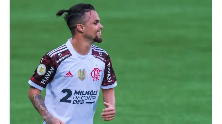 Michael comemora seu gol contra o Palmeiras (Marcello Zambrana/AGIF)