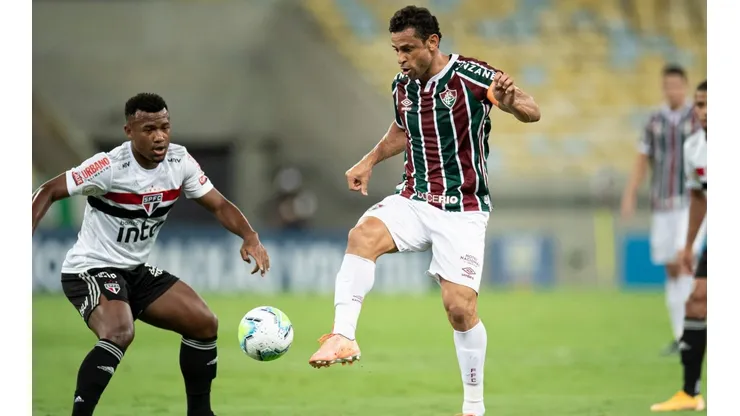 Fred é o maior artilheiro do Fluminense no duelo contra o São Paulo (Foto: Jorge Rodrigues/AGIF)