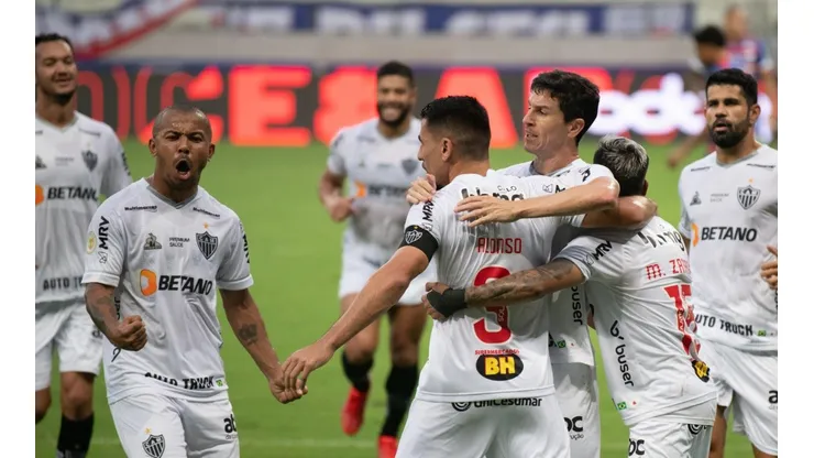 Números do líder Atlético-MG no Campeonato Brasileiro 2021. (Foto: Kely Pereira/AGIF)