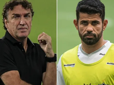 Cuca ainda não projeta Diego Costa como titular do Atlético
