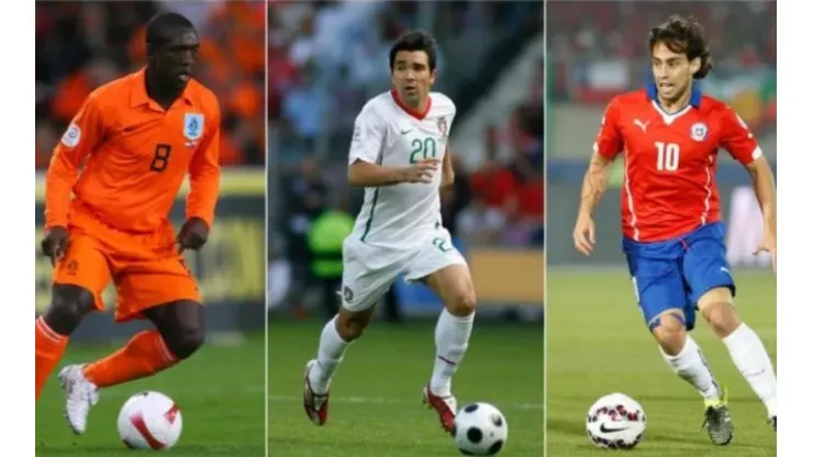 Seedorf, Deco e Valdivia são 3 dos jogadores que decidiram jogar em outro país, mesmo tendo nascido em outra nação