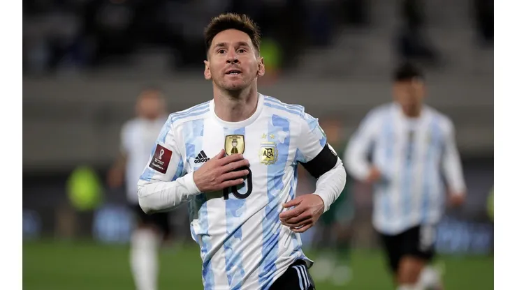 Messi marca o segundo para a Argentina e ultrapassa Pelé. (Foto: Getty Images)