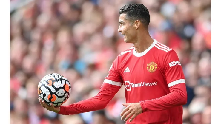 Cristiano Ronaldo, do Manchester United, em jogo contra o Newcastle