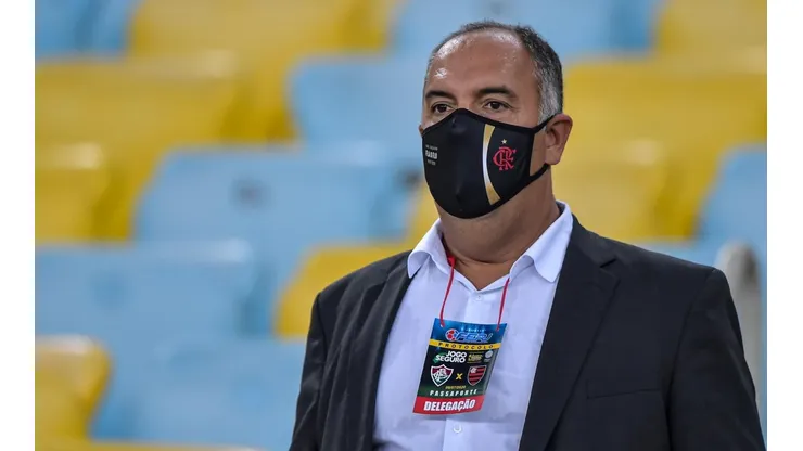 Marcos Braz, vice de futebol do Flamengo. (Foto: Thiago Ribeiro/AGIF)