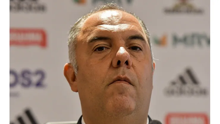Marcos Braz, vice-presidente de futebol do Flamengo (Foto: Thiago Ribeiro/AGIF)