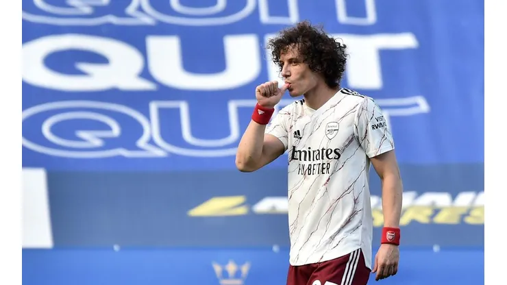 David Luiz em jogo do Arsenal (Getty Images)