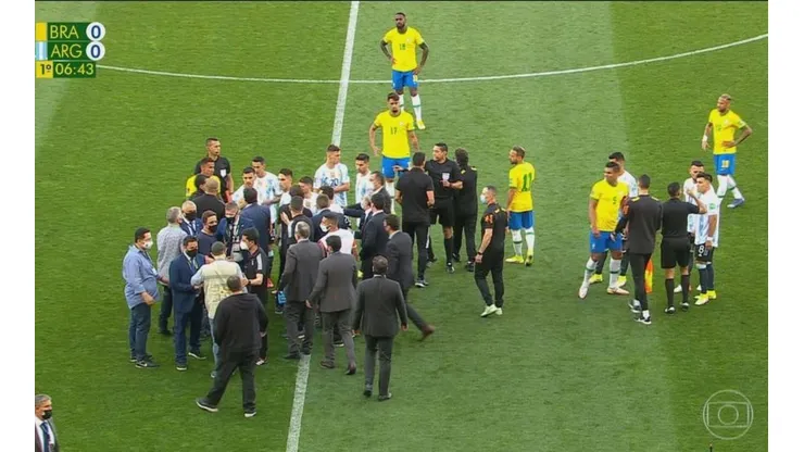 Jogo Brasil x Argentina (Foto: Reprodução)