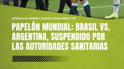Diário Olé critica confusão entre Brasil x Argentina pelas Eliminatórias: "Papelão histórico" . (Foto: Reprodução Twitter)