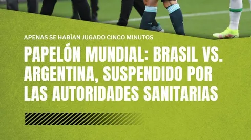 Diário Olé critica confusão entre Brasil x Argentina pelas Eliminatórias: