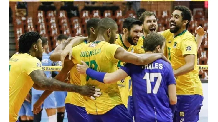 Brasil venceu por 3 sets a 1. (Foto: Reprodução Instagram CBV)