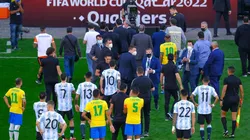 Jogo entre Brasil x Argentina é oficialmente suspenso por decisão de árbitro. (Foto: Marcello Zambrana/AGIF)