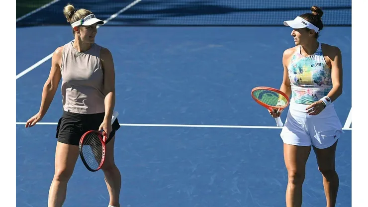 Luisa Stefani avanças às oitavas de final do US Open (Foto: USTA / Divulgação)