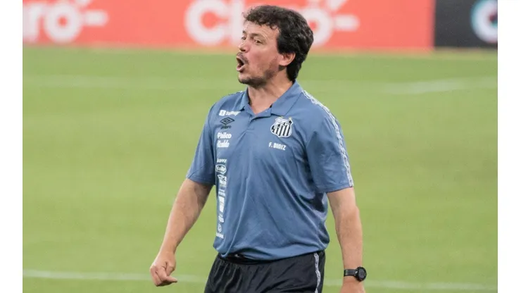 Torcida do Santos se irrita com atuação da equipe e #ForaDiniz chega aos trending topics do Twitter no Brasil. (Foto: Robson Mafra/AGIF)