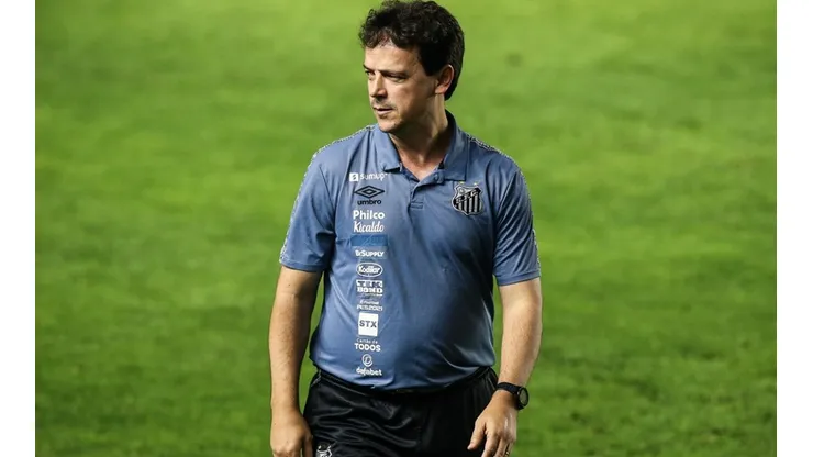 Fernando Diniz sob o comando do Santos
