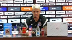 Róger Guedes, durante entrevista coletiva nesta sexta-feira (3) (Foto: Reprodução/YouTube)