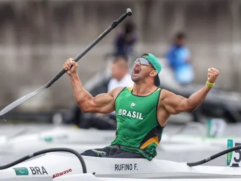 Fernando Rufino é campeão na categoria VL2 da canoagem