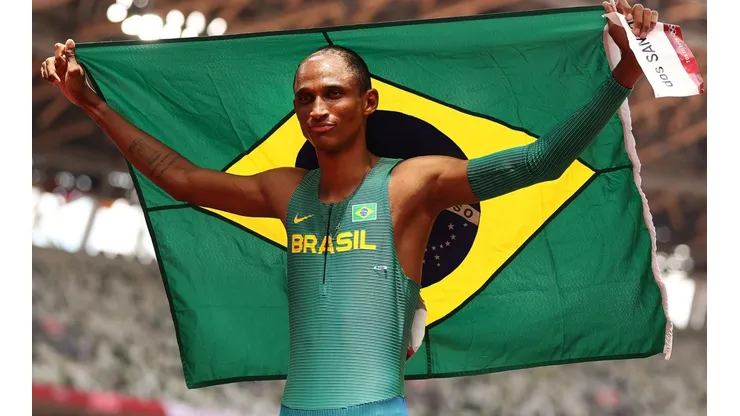 Alison dos Santos vence a etapa de Bruxelas da Liga Diamante (Foto: Getty Images)