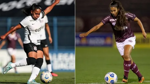 Corinthians X Ferroviária decidem a vaga na etapa final do Brasileirão Feminino na Arena Barueri. (Fotos: Reproduções redes sociais)