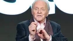 (L-R) Actor Anthony Hopkins, Colin Callender, executive director, and Richard Eyre, director, speak onstage during The Dresser panel as part of the Starz portion of This is Cable 2016 Television Critics Association Winter Tour at Langham Hotel on January 8, 2016 in Pasadena, California.-Not Released (NR)