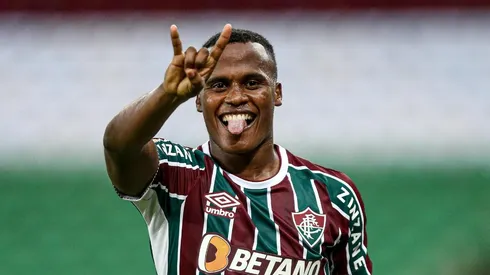 Arias: marcou no empate com o Juventude (FOTO: LUCAS MERÇON / FLUMINENSE F.C. / DIVULGAÇÃO)