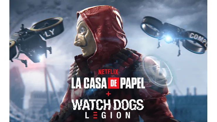 Watch Dogs: Legion realiza crossover com La Casa de Papel
