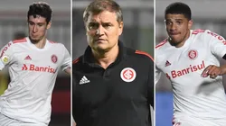 Dourado e Taison: volante está suspenso e meia-atacante é dúvida (Fotos: Ricardo Duarte/Inter/Divulgação)