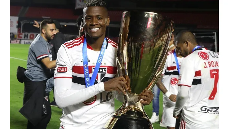 Orejuela: demandou alto investimento e deve ficar no clube (Foto: Rubens Chiri / saopaulofc.net / Divulgação)