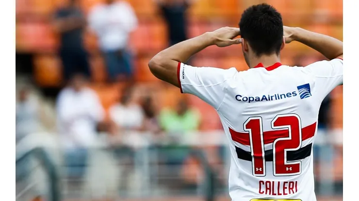 Calleri vestiu a camisa 12 na passagem anterior pelo São Paulo (Foto: Marcello Zambrana/AGIF)