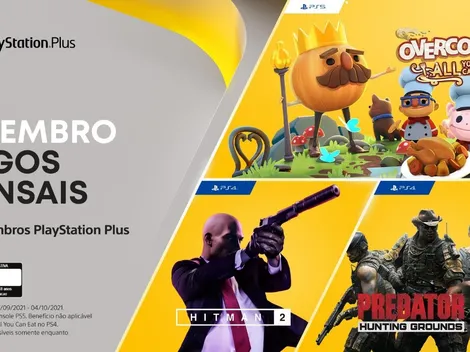 PlayStation Plus: Overcooked, Hitman 2 e Predator Hunting Grounds são os jogos grátis de setembro