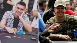 Lucas Ferreira Alves e Felipe Mojave fizeram mesa dinal na WSOP (Foto: Reprodução Instagram e Divulgação BSOP)