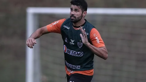 Diego Costa: preparação especial no Galo (Foto: Pedro Souza / Atlético / Divulgação)