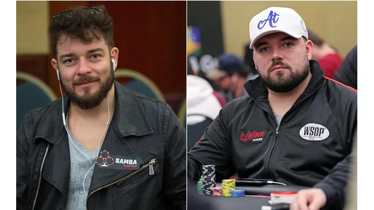 Kovalsi e Padilha chegaram juntos na mesa final do WCOOP (Foto: Divulgação BSOP)