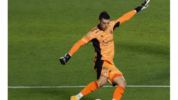Tiago Volpi, goleiro do São Paulo. (Foto: Getty Images)