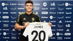 Contrato de james com o Leeds vai até o fim da temporada 2025/26 | Crédito: Divulgação Leeds