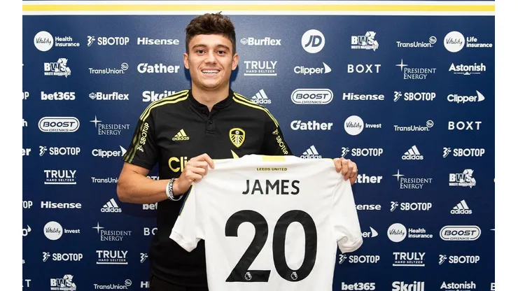 Contrato de james com o Leeds vai até o fim da temporada 2025/26 | Crédito: Divulgação Leeds