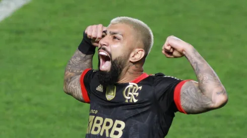 Gabigol lança música após fazer 'hat trick' na goleada do Flamengo sobre o Santos; ouça a música. (Foto: Fernanda Luz/AGIF)