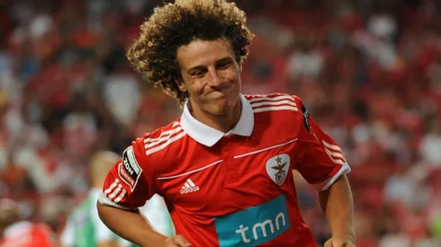David Luiz, durante passagem pelo Benfica (Foto: Getty Images)