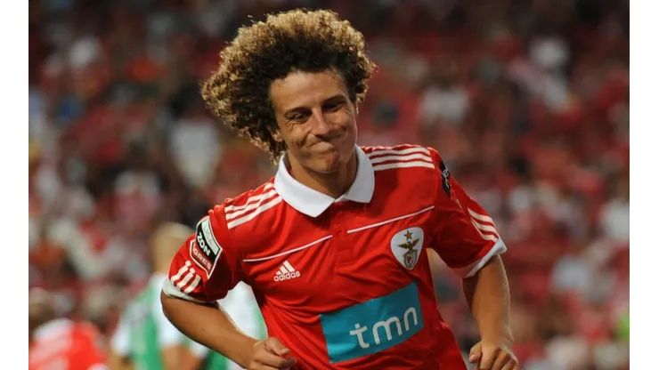 David Luiz, durante passagem pelo Benfica (Foto: Getty Images)