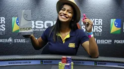 Daniele Feitosa ganhou o BSOP Ladies em 2019 e hoje é uma streamer da FURIA: (Foto: Divulgação BSOP)