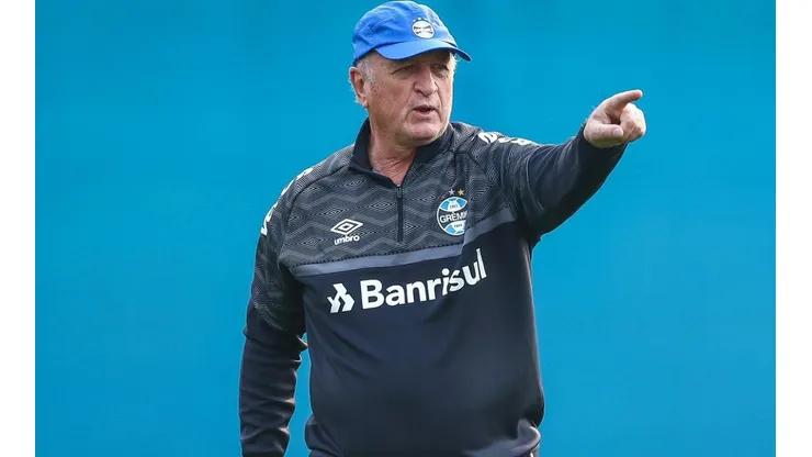 Felipão: reforços para definir o time (Foto: Lucas Uebel/Grêmio/Divulgação)