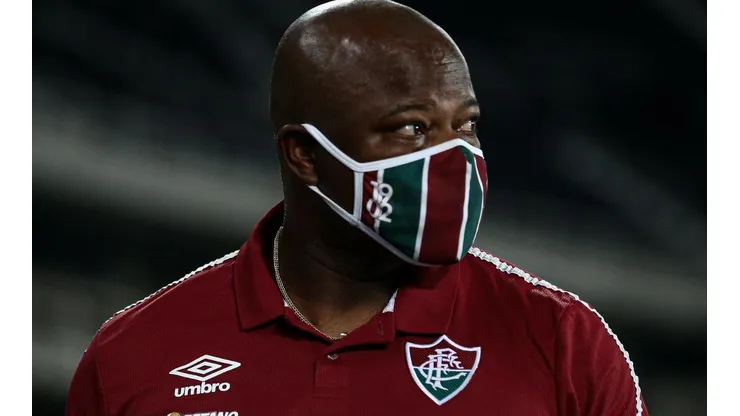 Marcão: na bronca com a arbitragem (FOTO: LUCAS MERÇON / FLUMINENSE F.C. / DIVULGAÇÃO)